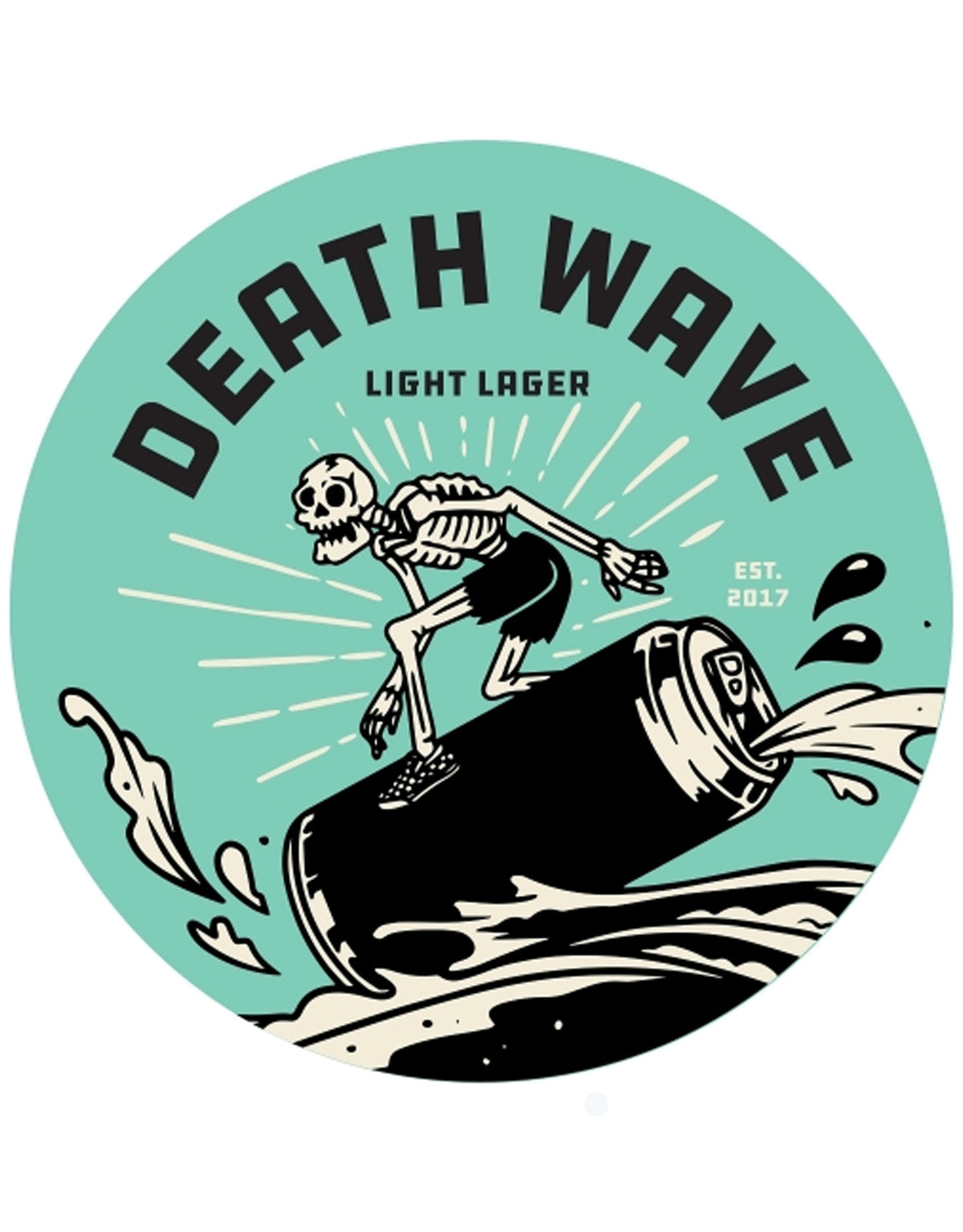 Sea Change Death Wave Light Lager 355 ml - 15 Cans - ZYN THE WINE MARKET LTD.