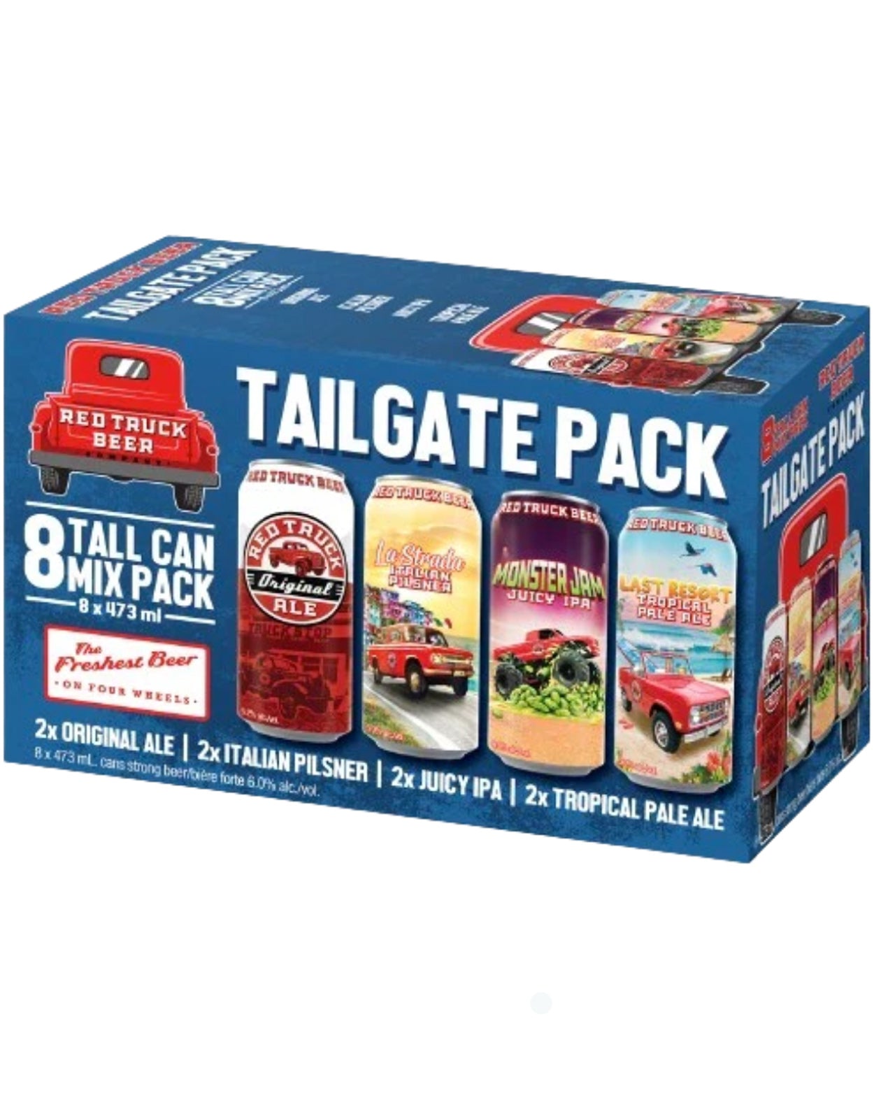 Red Truck Tailgate Mixer 473 ml - 8 Cans