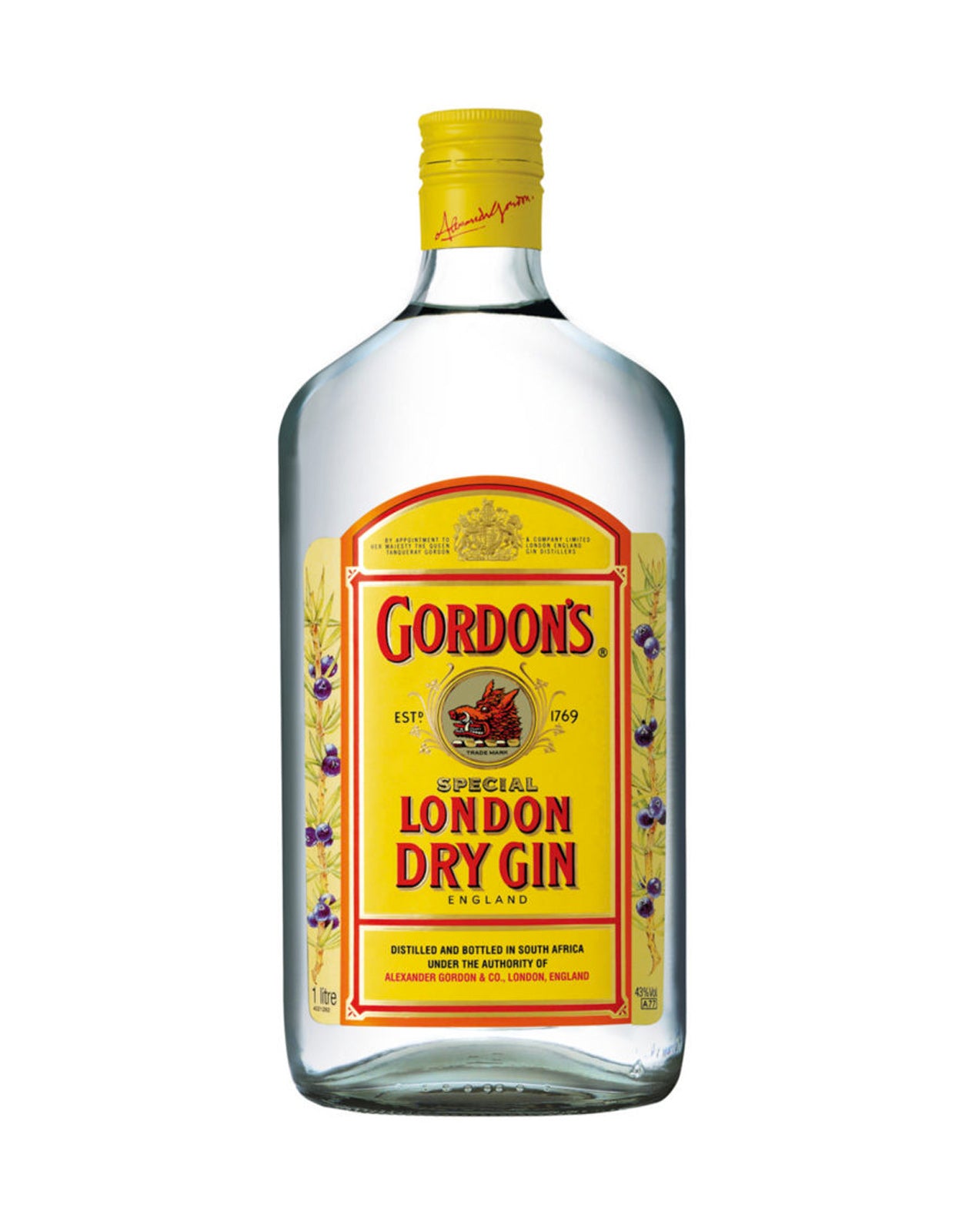 Gordon's Gin - 1.75 Litre (Plastic Bottle)