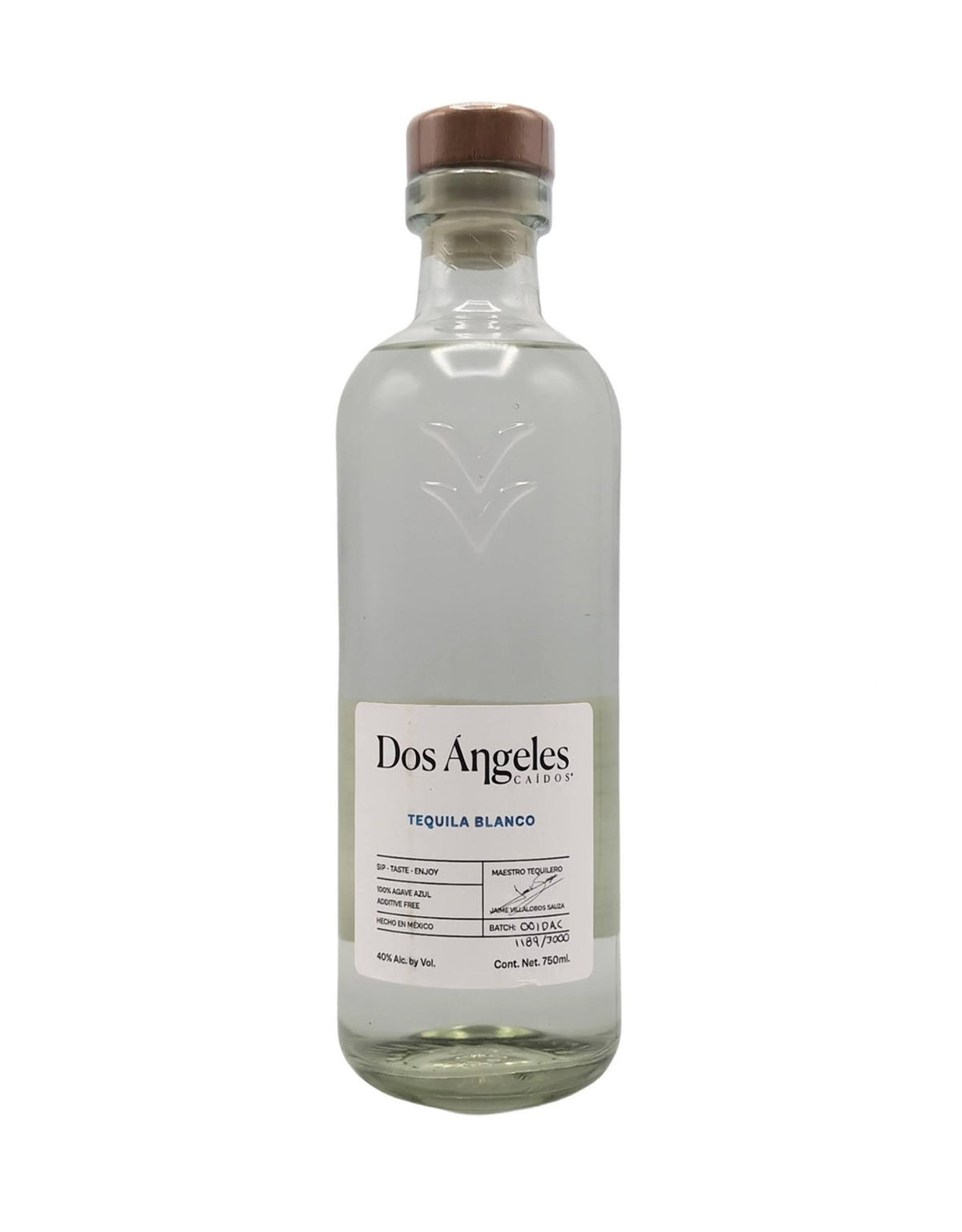 Dos Angeles Caidos Tequila Blanco - ZYN THE WINE MARKET LTD.