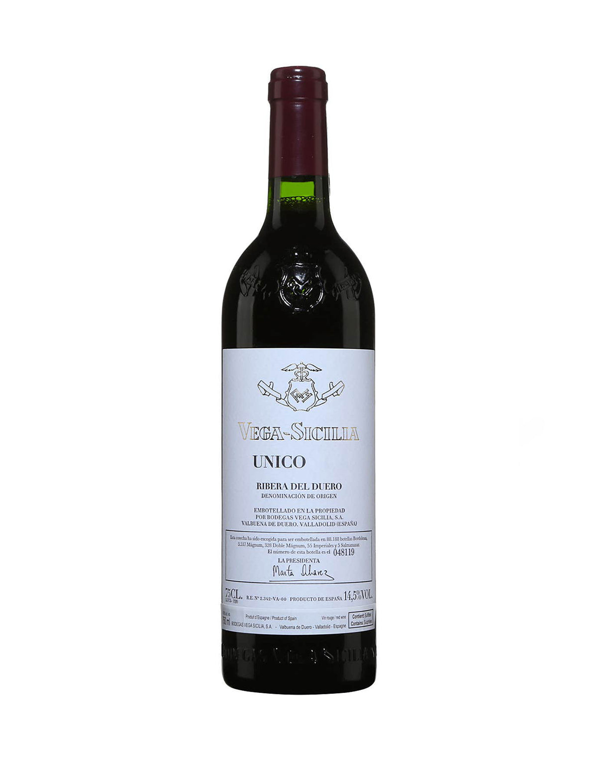 Vega Sicilia Unico 2012 - 1.5 Litre Bottle - ZYN THE WINE MARKET LTD.
