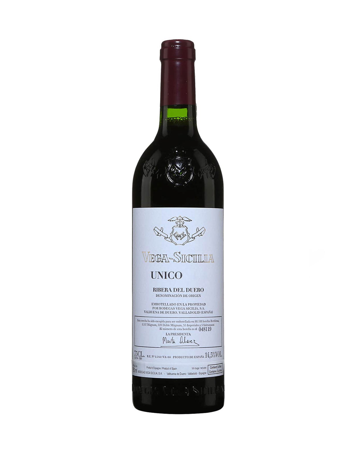 Vega Sicilia Unico 2012 - 1.5 Litre Bottle