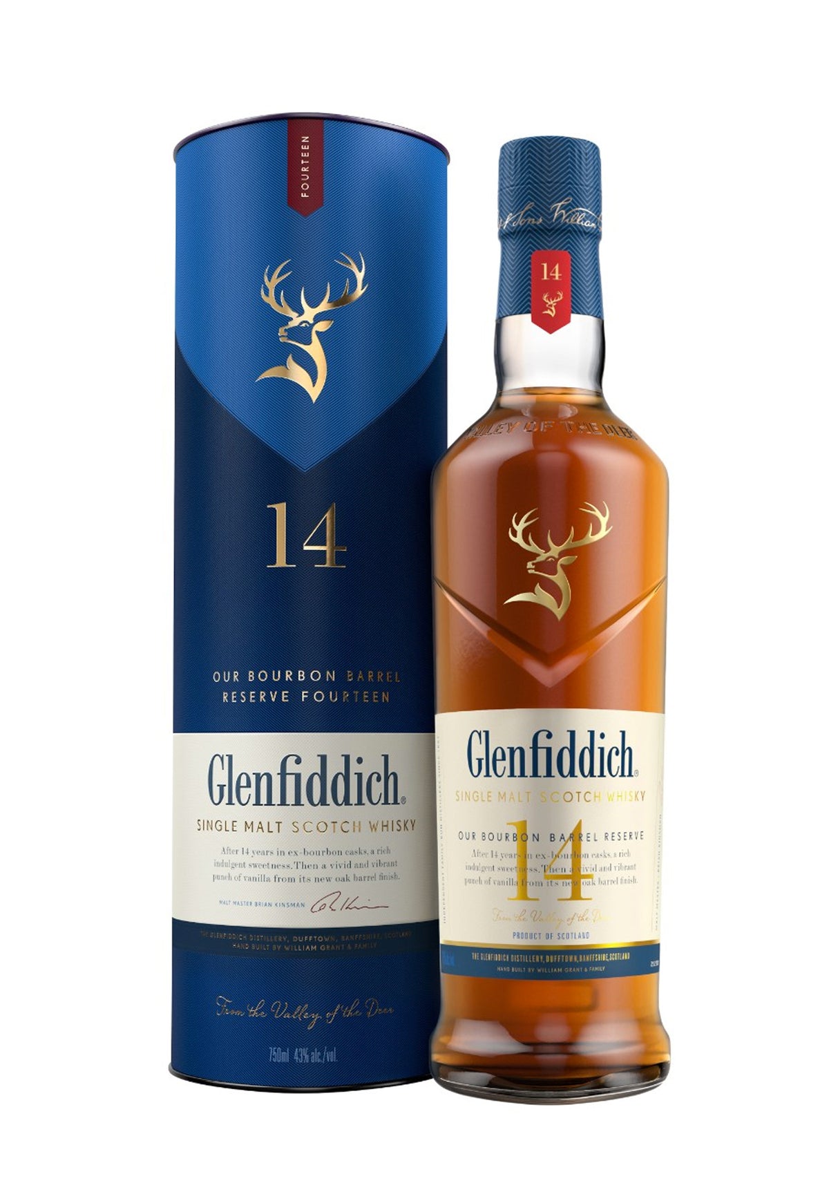 Glenfiddich 14 Year Bourbon Barrel Reserve - ZYN THE WINE MARKET LTD.