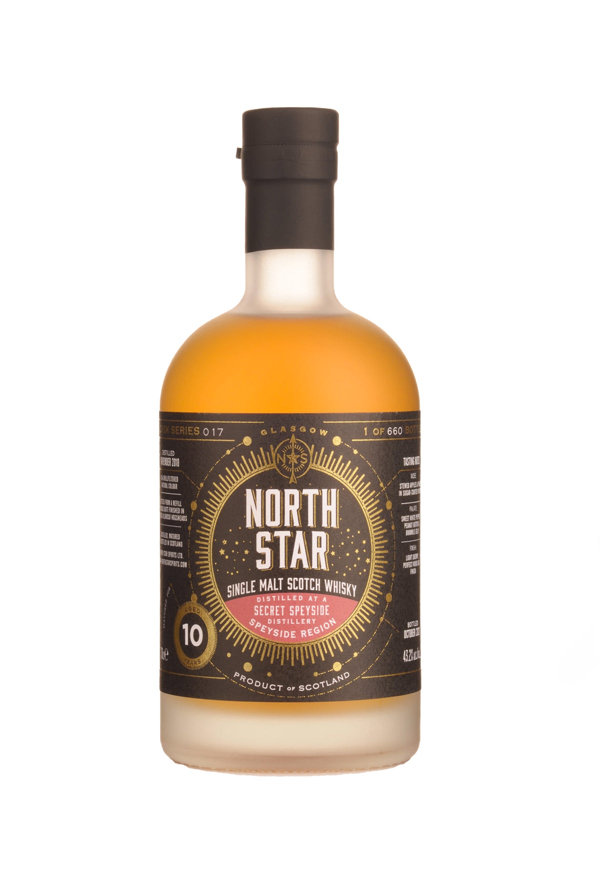 North Star Secret Speyside 10 Year Old Single Malt - ZYN THE WINE MARKET LTD.