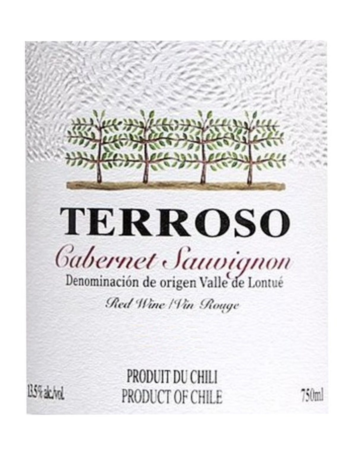Terroso Cabernet Sauvignon - 12 Bottles - ZYN THE WINE MARKET LTD.