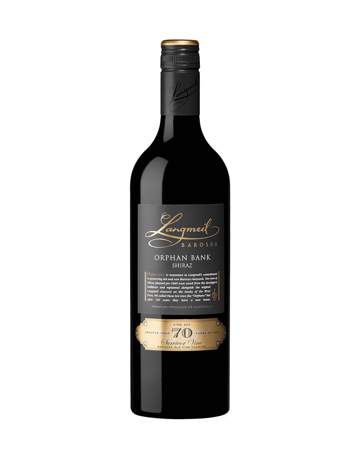 Langmeil Shiraz Orphan Bank 2019 - ZYN THE WINE MARKET LTD.