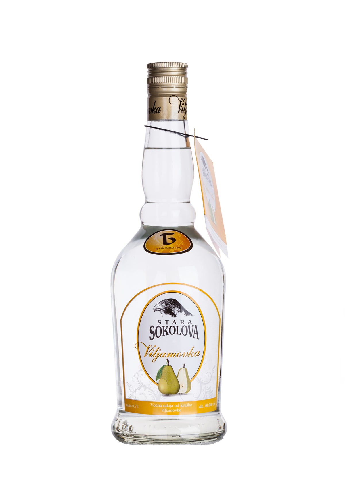 Stara Sokolova Pear Brandy - ZYN THE WINE MARKET LTD.