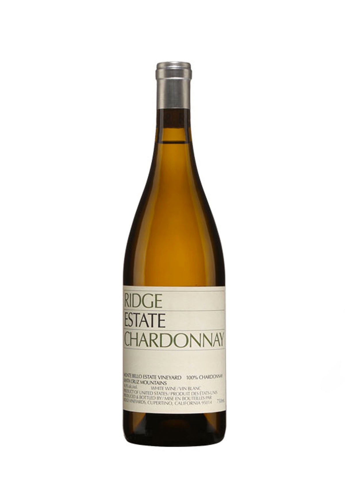 Ridge Vineyards Estate Chardonnay 2021 - ZYN THE WINE MARKET LTD.