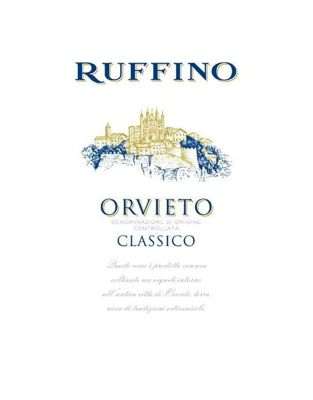Ruffino Orvieto Classico 2021 - ZYN THE WINE MARKET LTD.