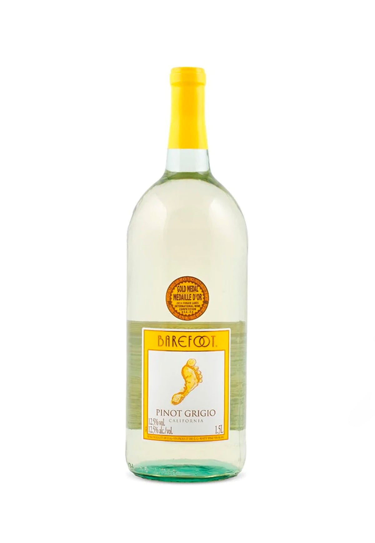 Barefoot Pinot Grigio 1.5 Litre - 6 Bottles - ZYN THE WINE MARKET LTD.