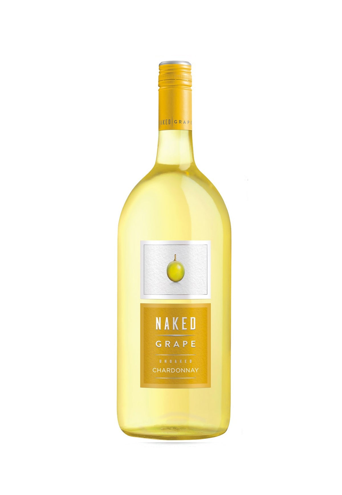Naked Grape Chardonnay 1.5 Litre - 6 Bottles - ZYN THE WINE MARKET LTD.