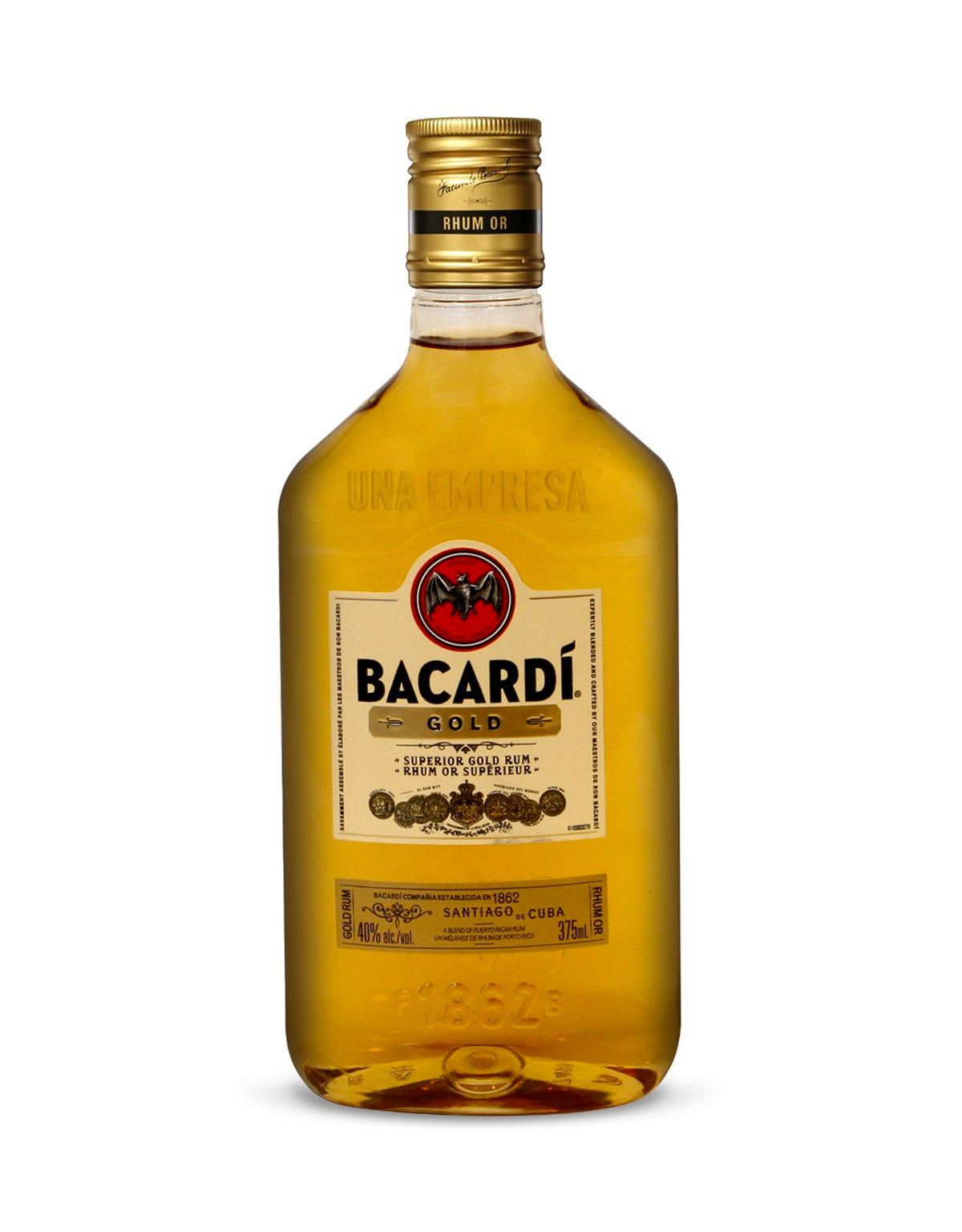 Bacardi Gold Rum - 375 ml - ZYN THE WINE MARKET LTD.