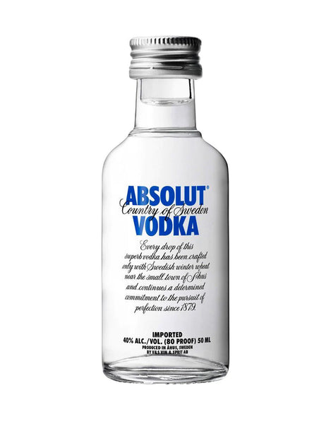 Buy Absolut Vodka Mini - 50 ml | ZYN.ca - ZYN THE WINE MARKET LTD.