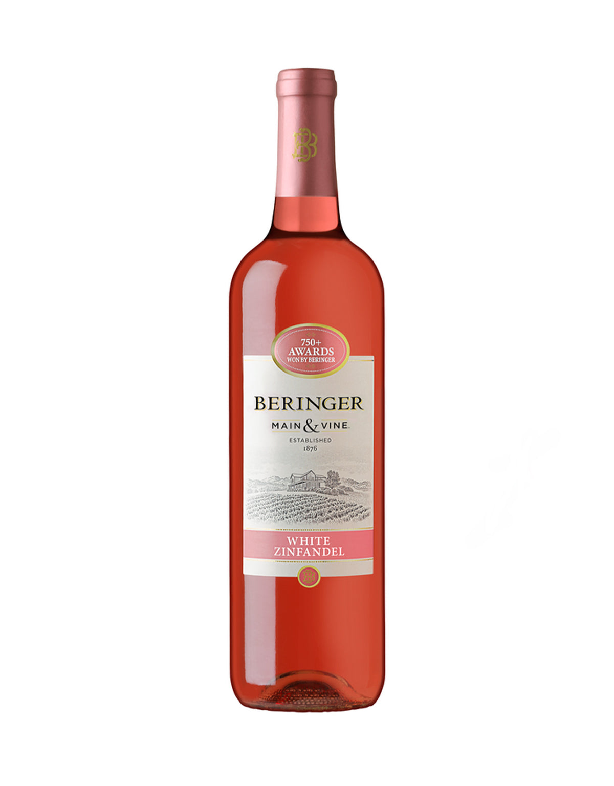 Beringer White Zinfandel Main & Vine - 12 Bottles - ZYN THE WINE MARKET LTD.