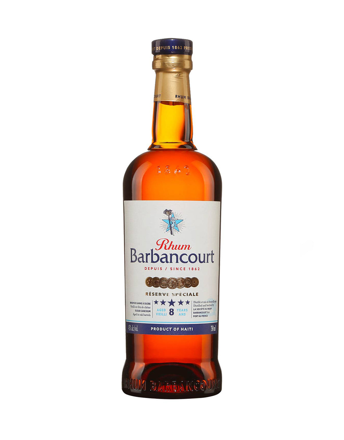Barbancourt 8 Year Old Rum - ZYN THE WINE MARKET LTD.