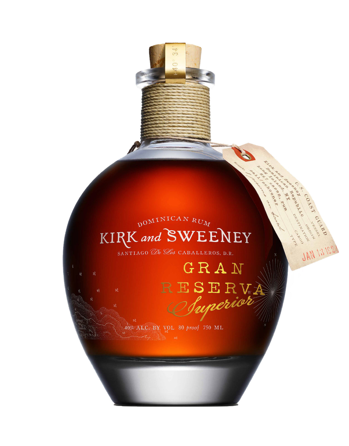 Kirk & Sweeney Gran Reserva Superiore Rum - ZYN THE WINE MARKET LTD.