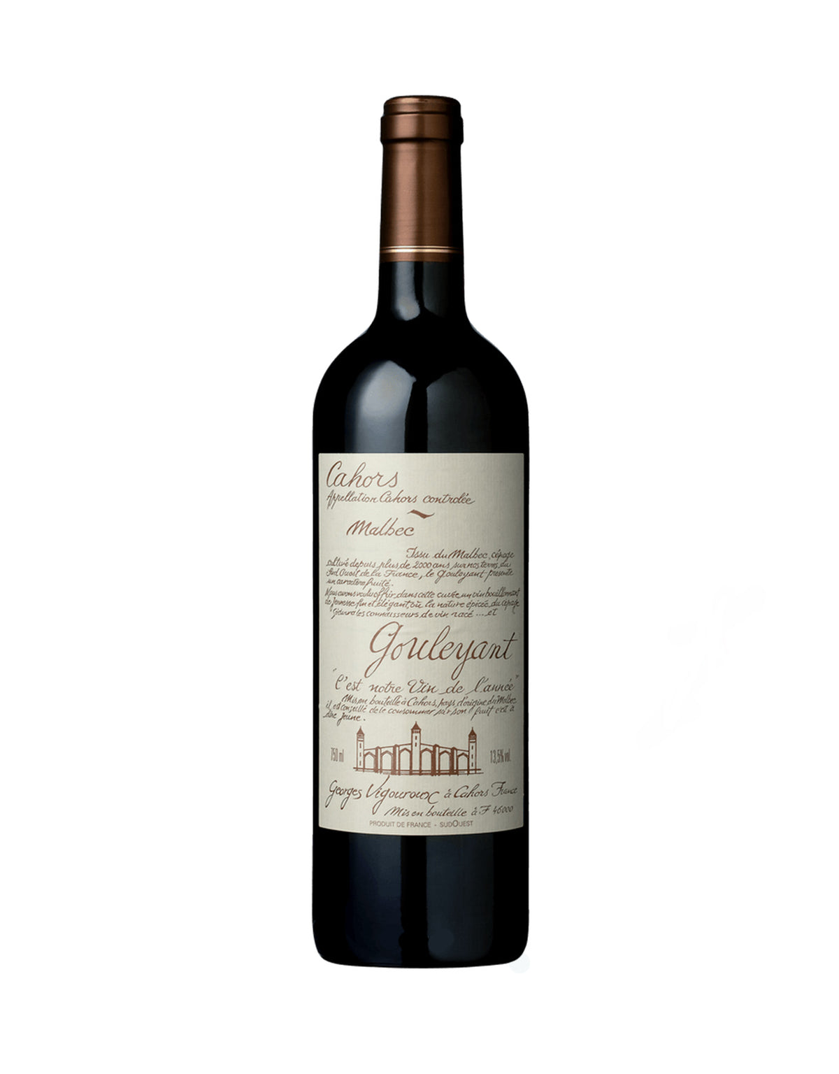 Georges Vigouroux 'Gouleyant' Malbec 2020 - ZYN THE WINE MARKET LTD.