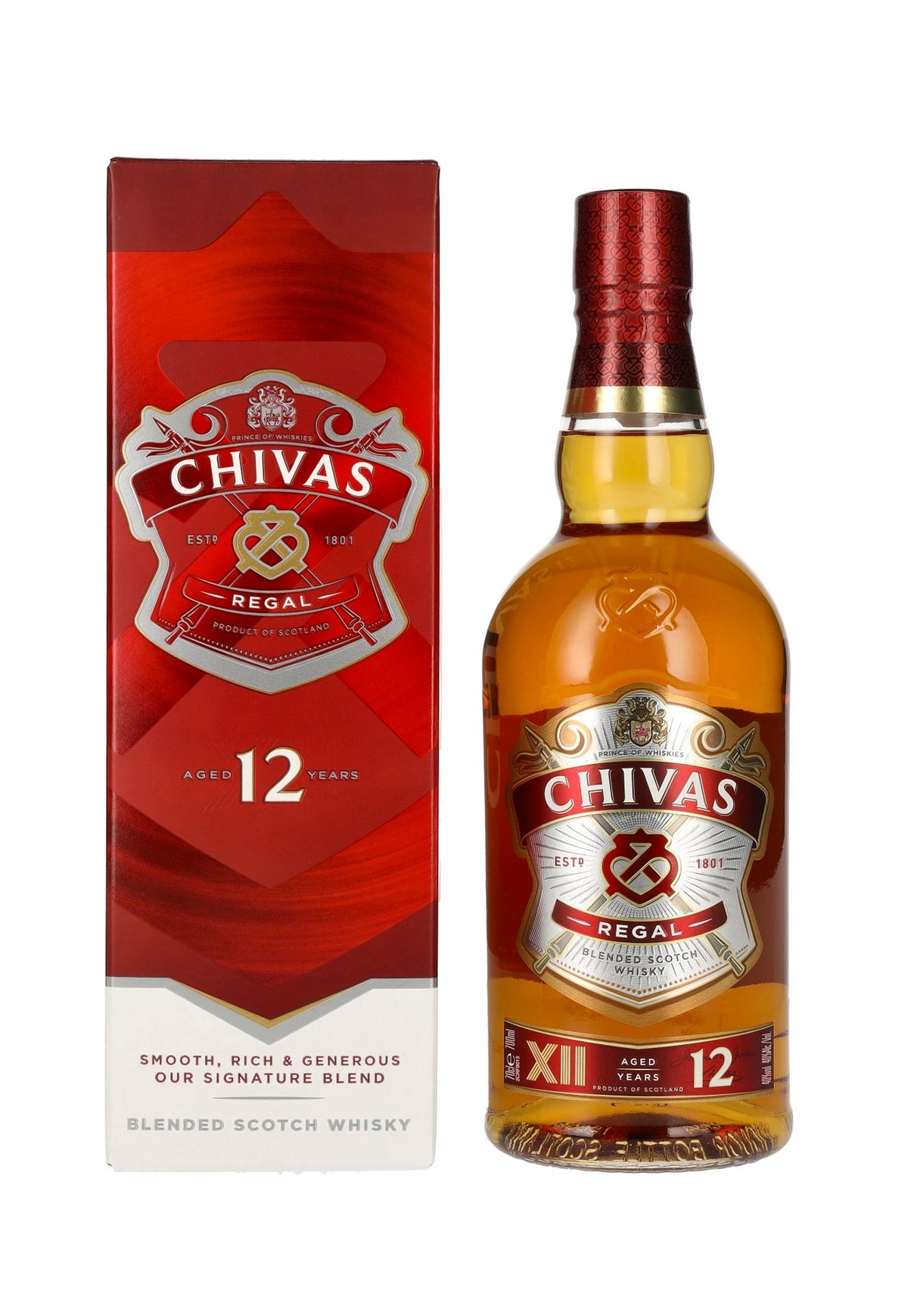 Chivas Regal 12 Year Old - 750 ml - ZYN THE WINE MARKET LTD.