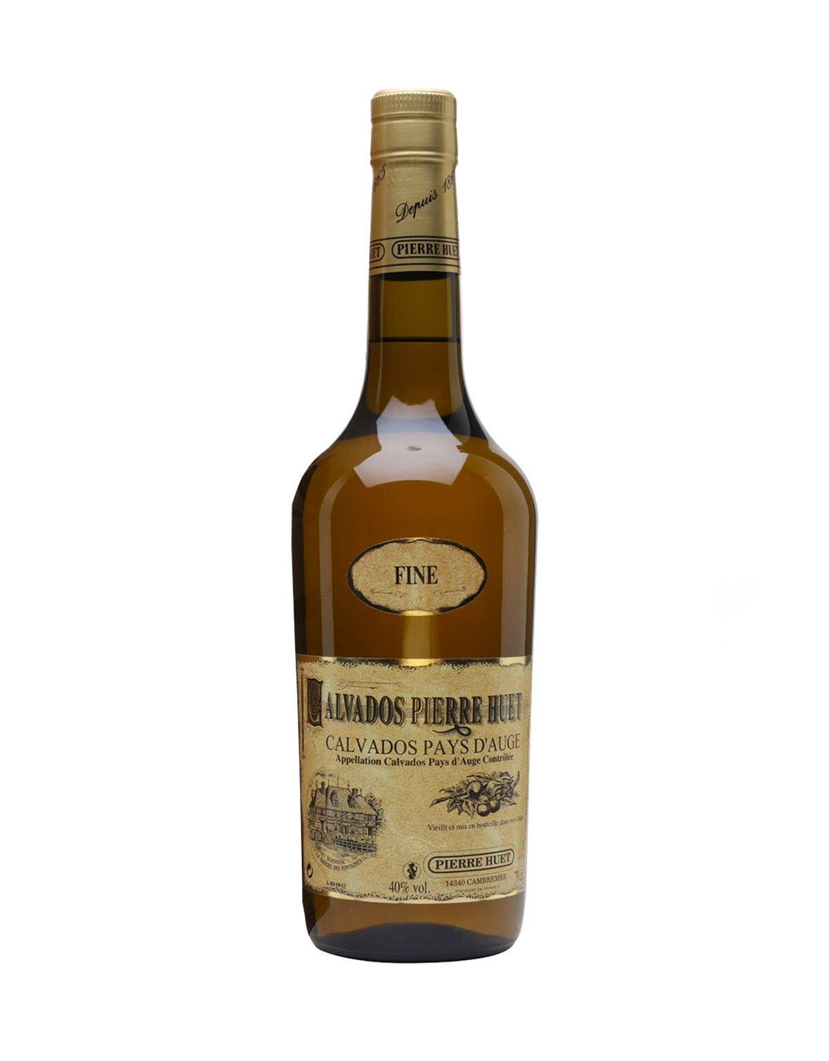 Calvados Pierre Huet Brandy - ZYN THE WINE MARKET LTD.