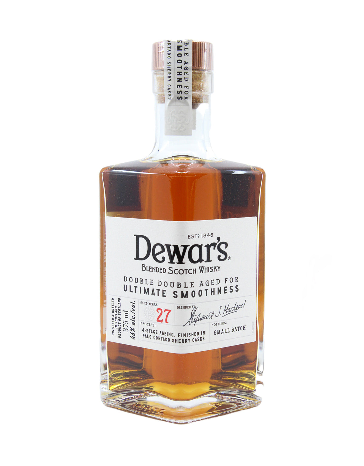 Dewar's Double Double 27 Year Old - 375 ml - ZYN THE WINE MARKET LTD.