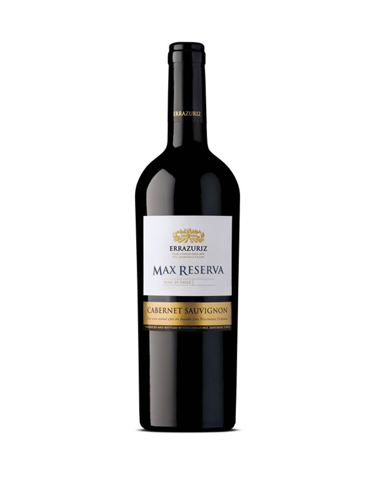 Errazuriz Cabernet Sauvignon Max Reserve 2018 - ZYN THE WINE MARKET LTD.