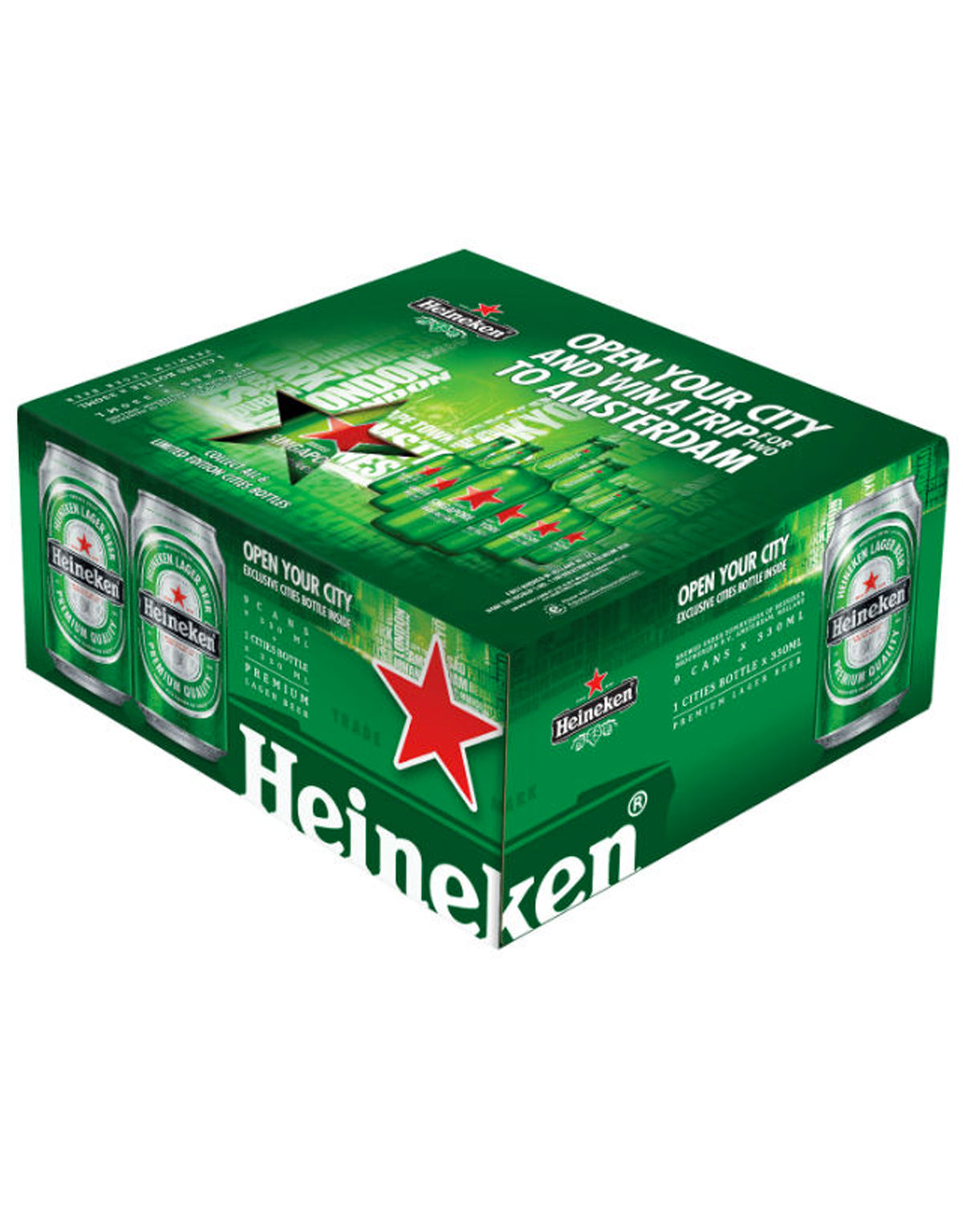 Heineken 500 ml - 24 Cans - ZYN THE WINE MARKET LTD.