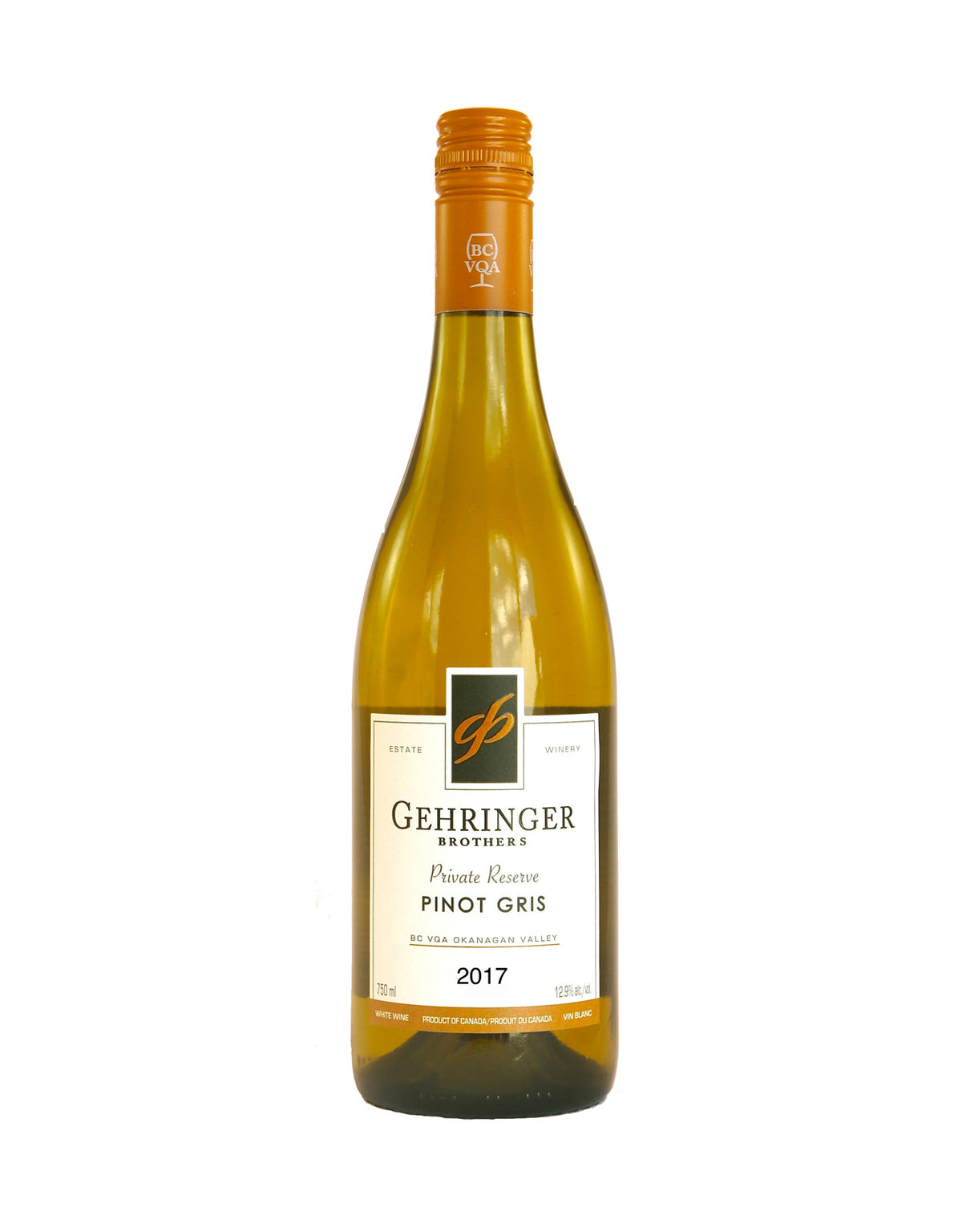 Gehringer Brothers Pinot Gris 2021 - ZYN THE WINE MARKET LTD.
