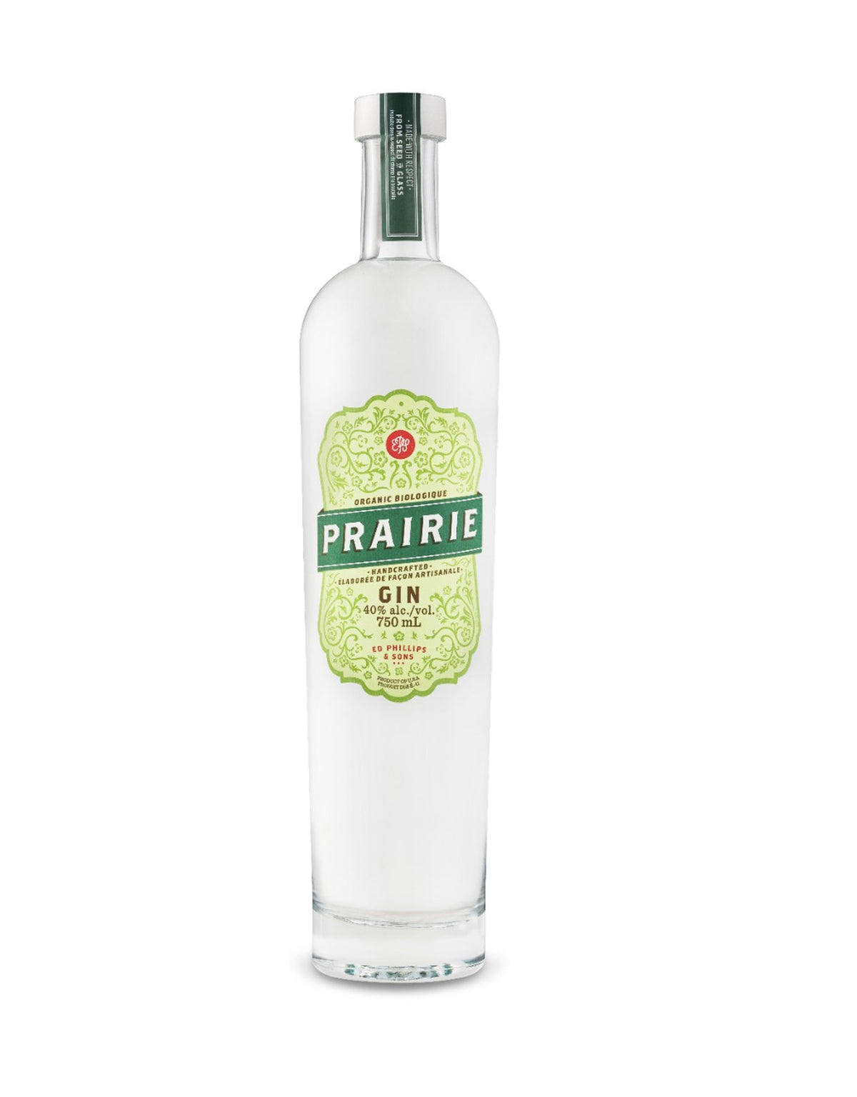 Prairie Organic Gin - ZYN THE WINE MARKET LTD.