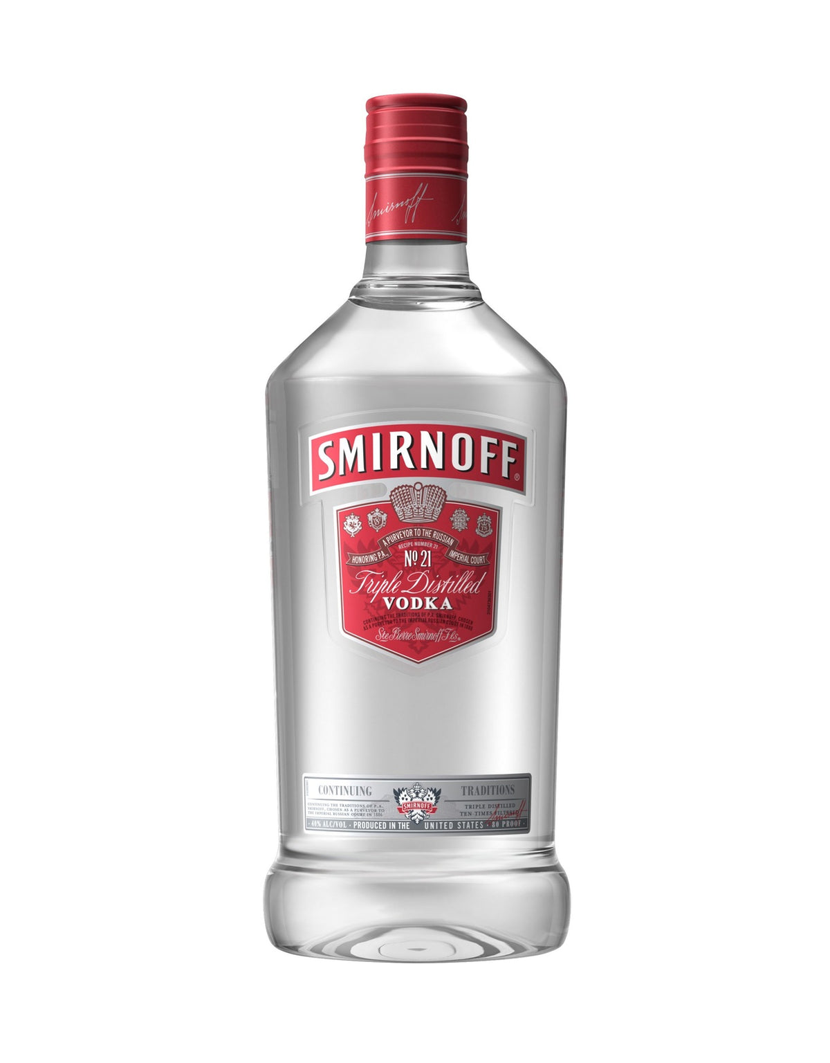 Smirnoff Vodka - 1.75 Litre (Plastic Bottle) - ZYN THE WINE MARKET LTD.
