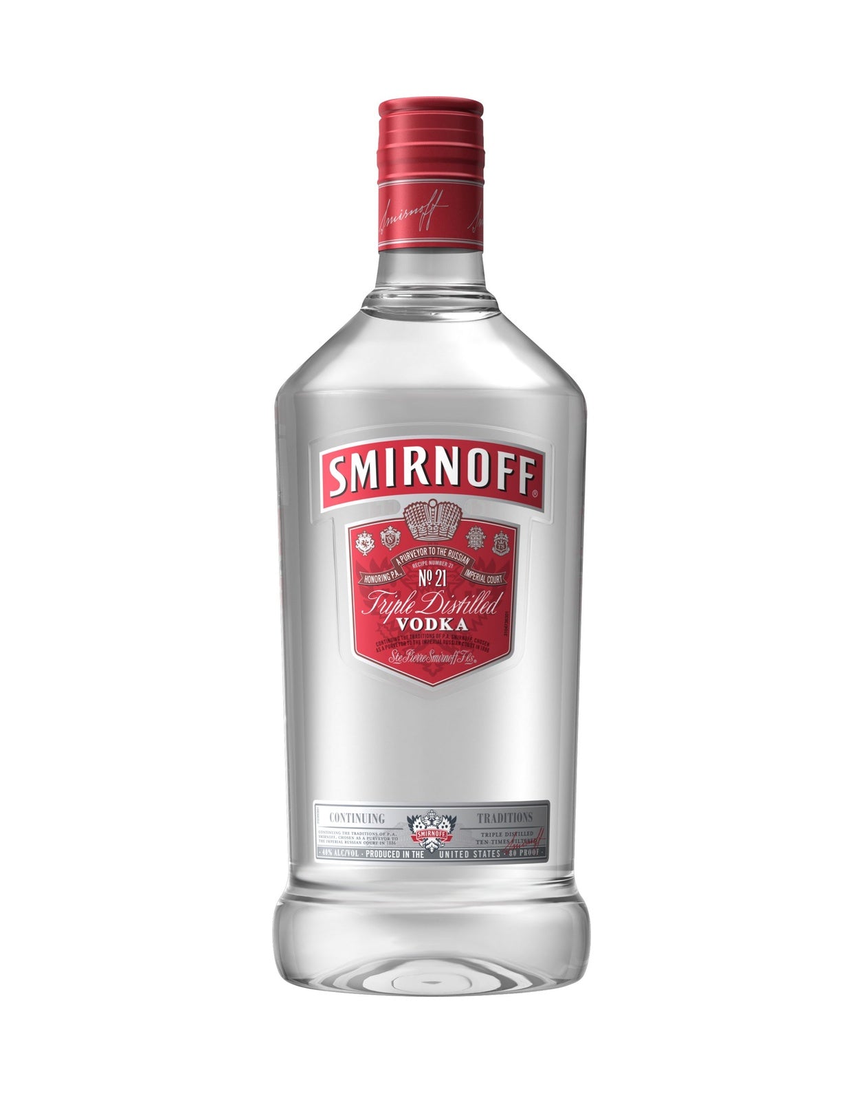 Smirnoff Vodka - 1.75 Litre (Plastic Bottle)