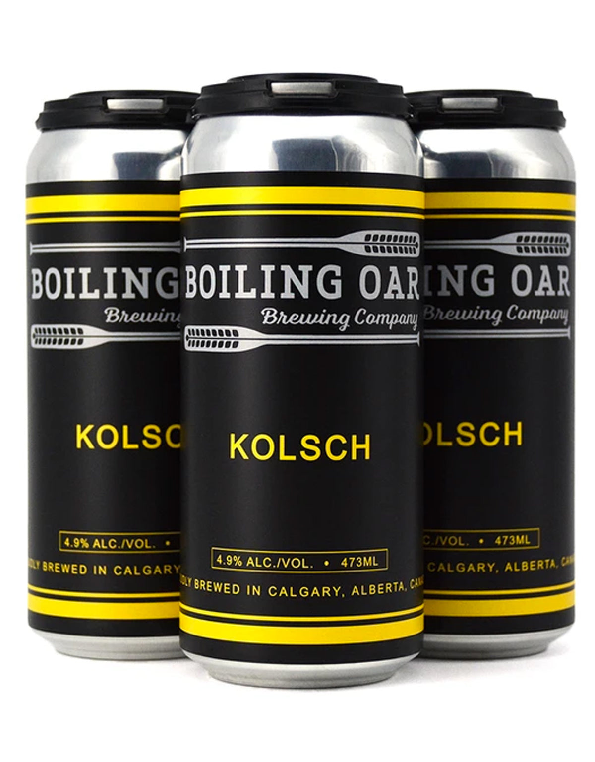 Boiling Oar Kolsch 473 ml - 4 Cans - ZYN THE WINE MARKET LTD.
