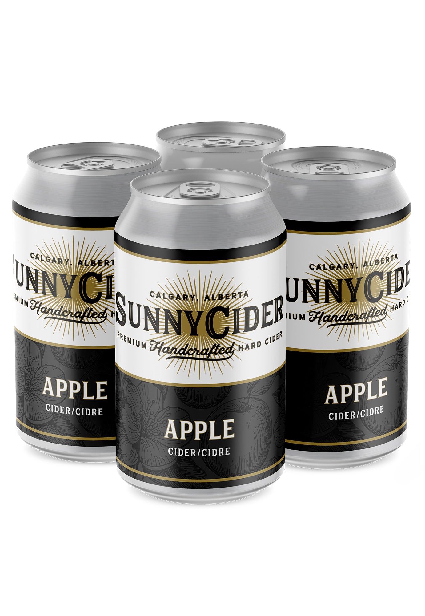 SunnyCider Apple Cider 355 ml - 4 Cans