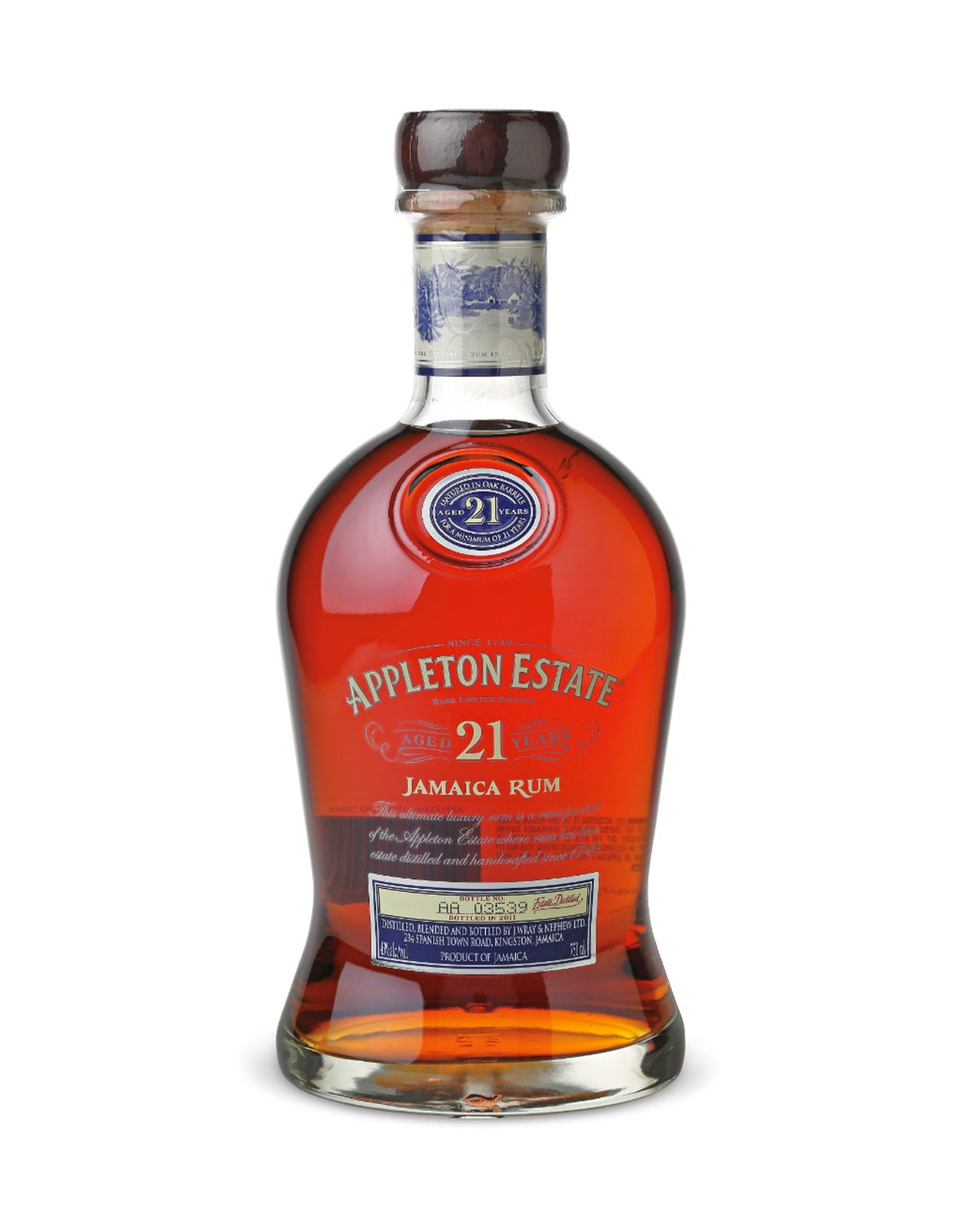 Appleton 21 Year Old Rum - ZYN THE WINE MARKET LTD.