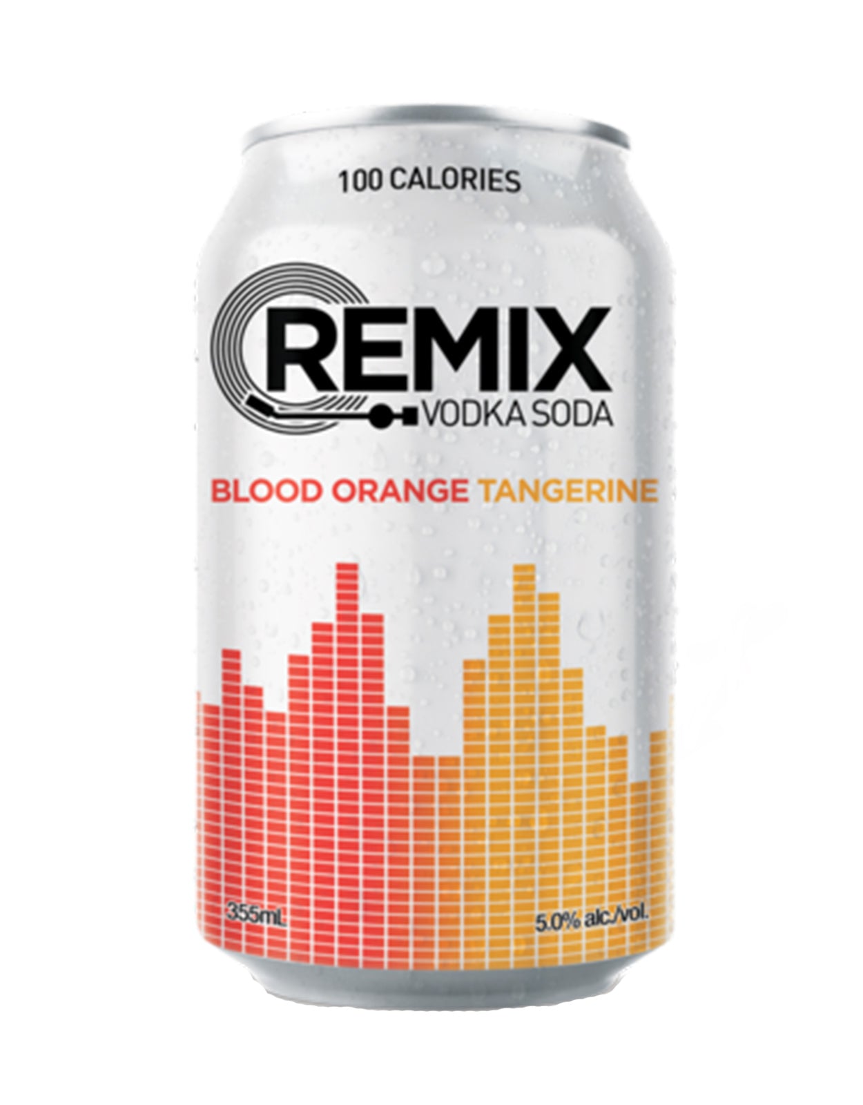 Remix Blood Orange Tangerine Vodka Soda 355 ml - 8 Cans