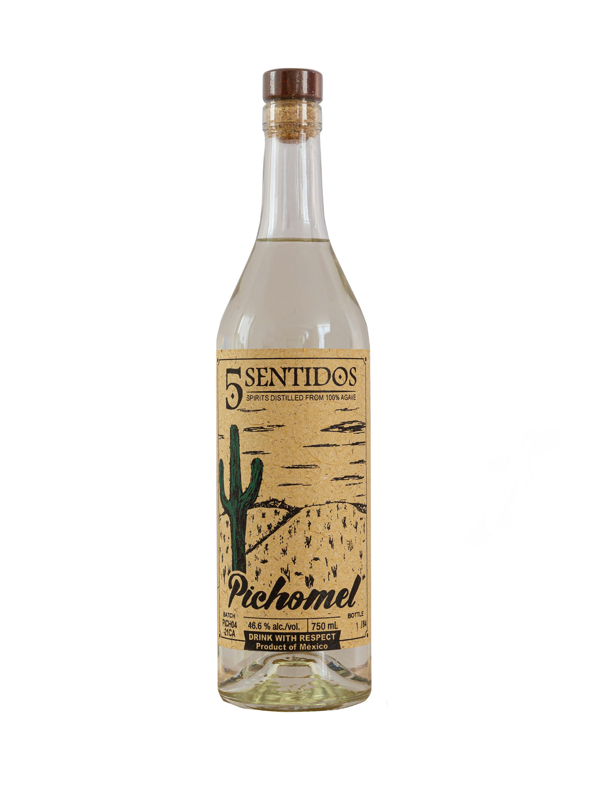 Cinco Sentidos Pichomel Mezcal - ZYN THE WINE MARKET LTD.