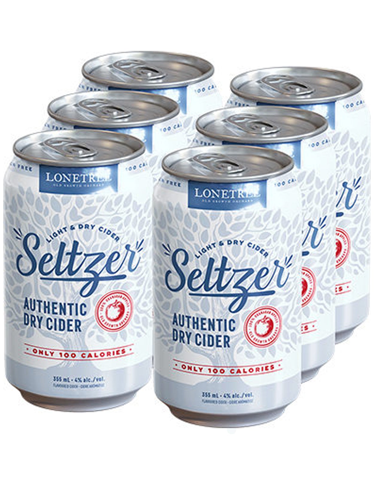 Lonetree Light And Dry Cider Seltzer 355 ml - 6 Cans