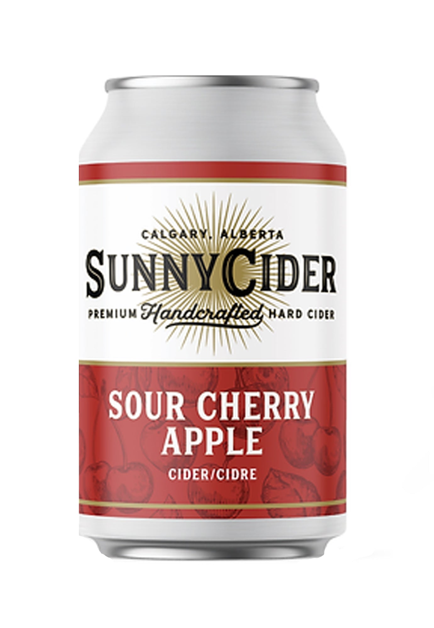 SunnyCider Sour Cherry Apple Cider 355 ml - 4 Cans