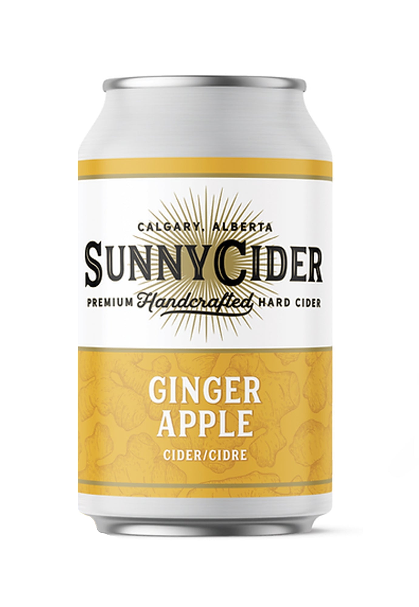 SunnyCider Ginger Apple Cider 355 ml - 4 Cans