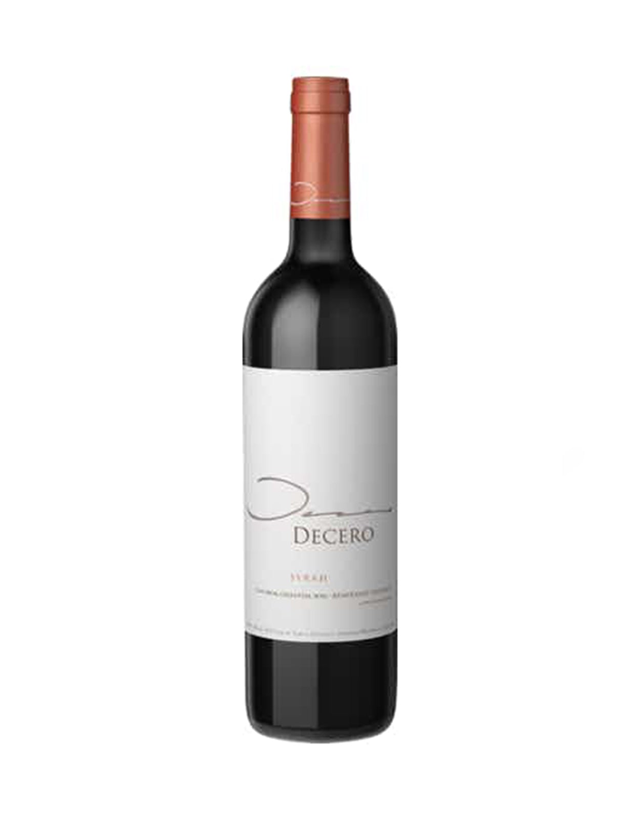 Decero Syrah Remolinos Vineyard 2020 - Single