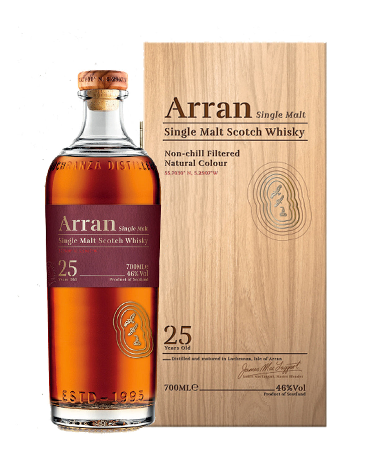 The Arran 25 Year Old - ZYN THE WINE MARKET LTD.