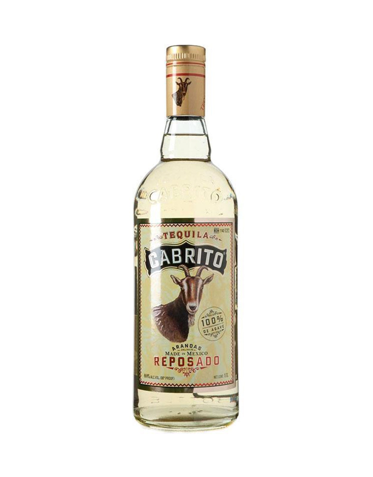 CABRITO REPOSADO TEQUILA　メキシコ産テキーラ Buy Cabrito Reposado Tequila - 1 Litre | ZYN.ca - ZYN THE