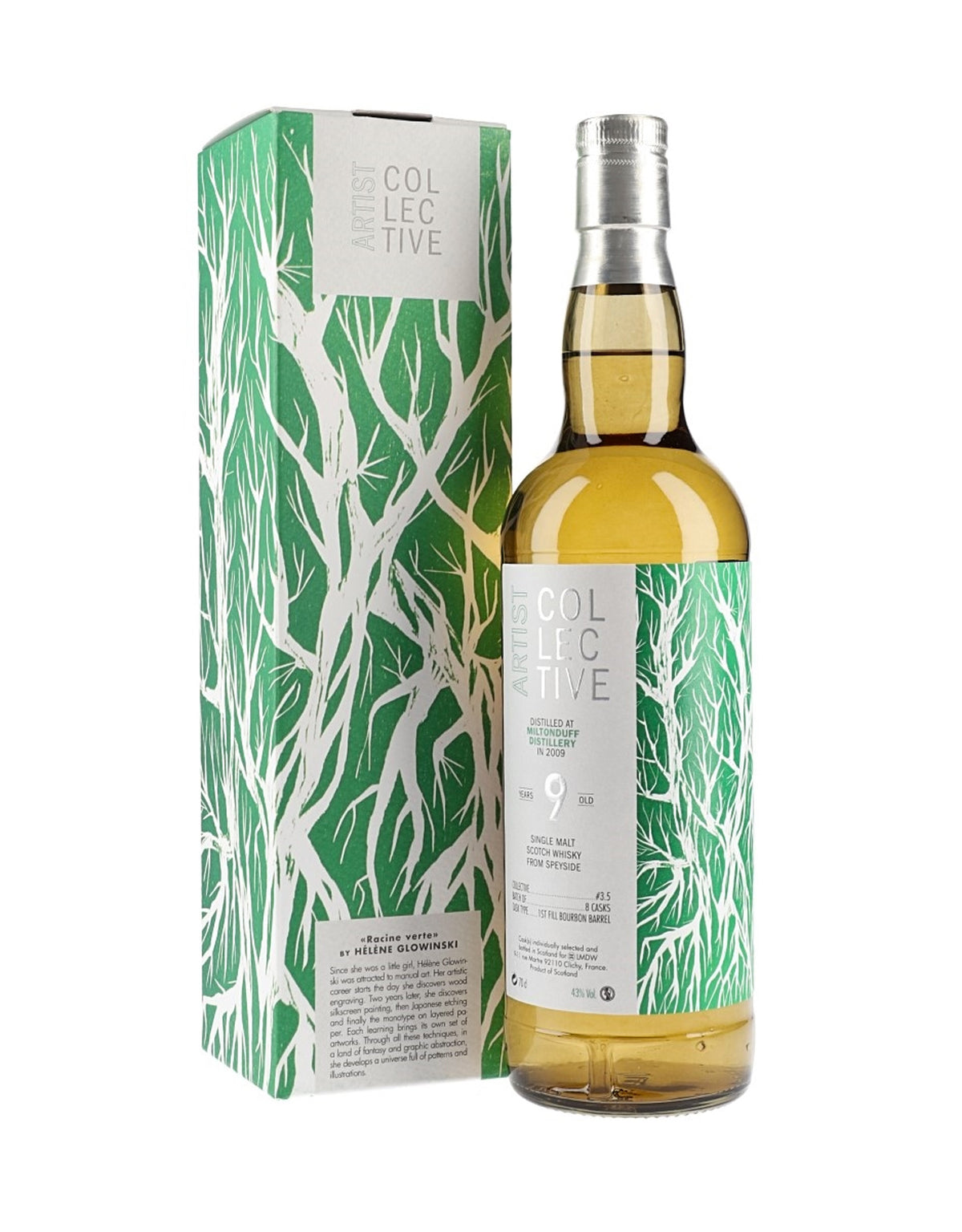 La Maison du Whisky Artist Collective 3.5 Miltonduff 9 Year Old - ZYN THE WINE MARKET LTD.