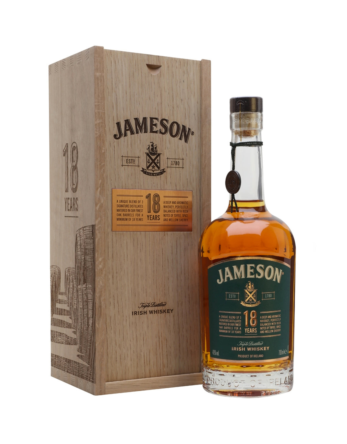 Jameson 18 Year Old - ZYN THE WINE MARKET LTD.