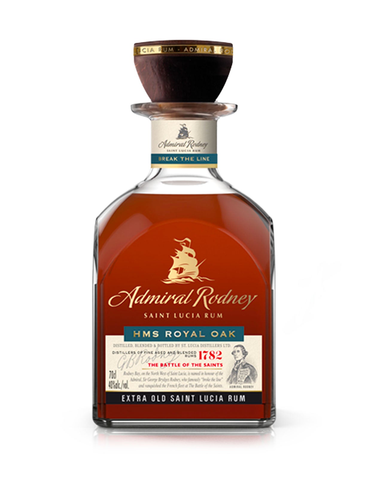 Admiral Rodney Santa Lucia Dark Rum