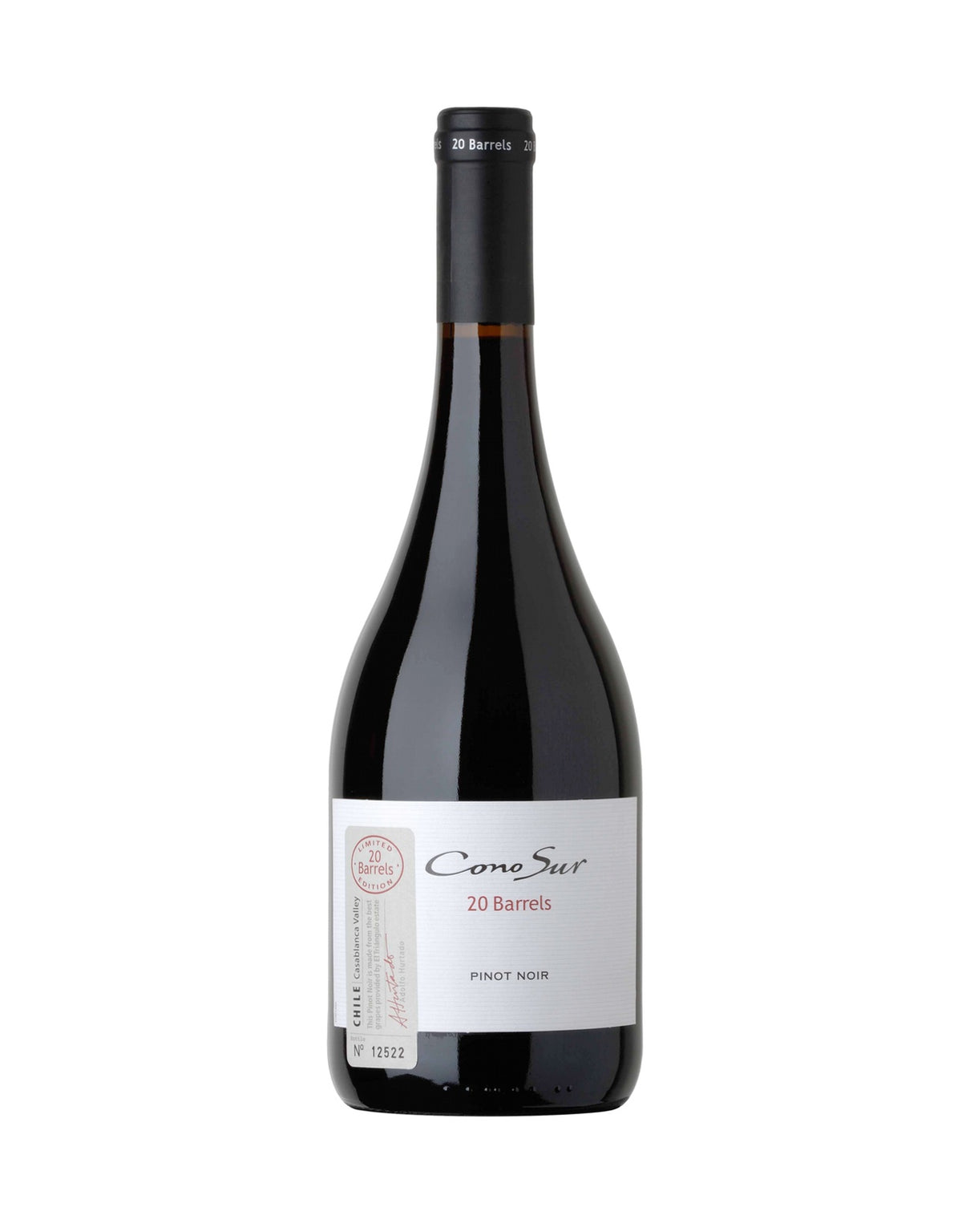 Cono Sur Pinot Noir 20 Barrels 2019 - ZYN THE WINE MARKET LTD.