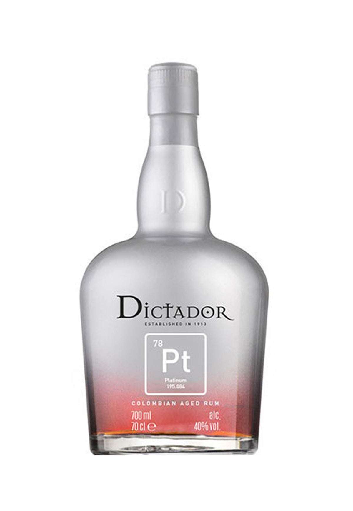Dictador Platinum Rum - ZYN THE WINE MARKET LTD.