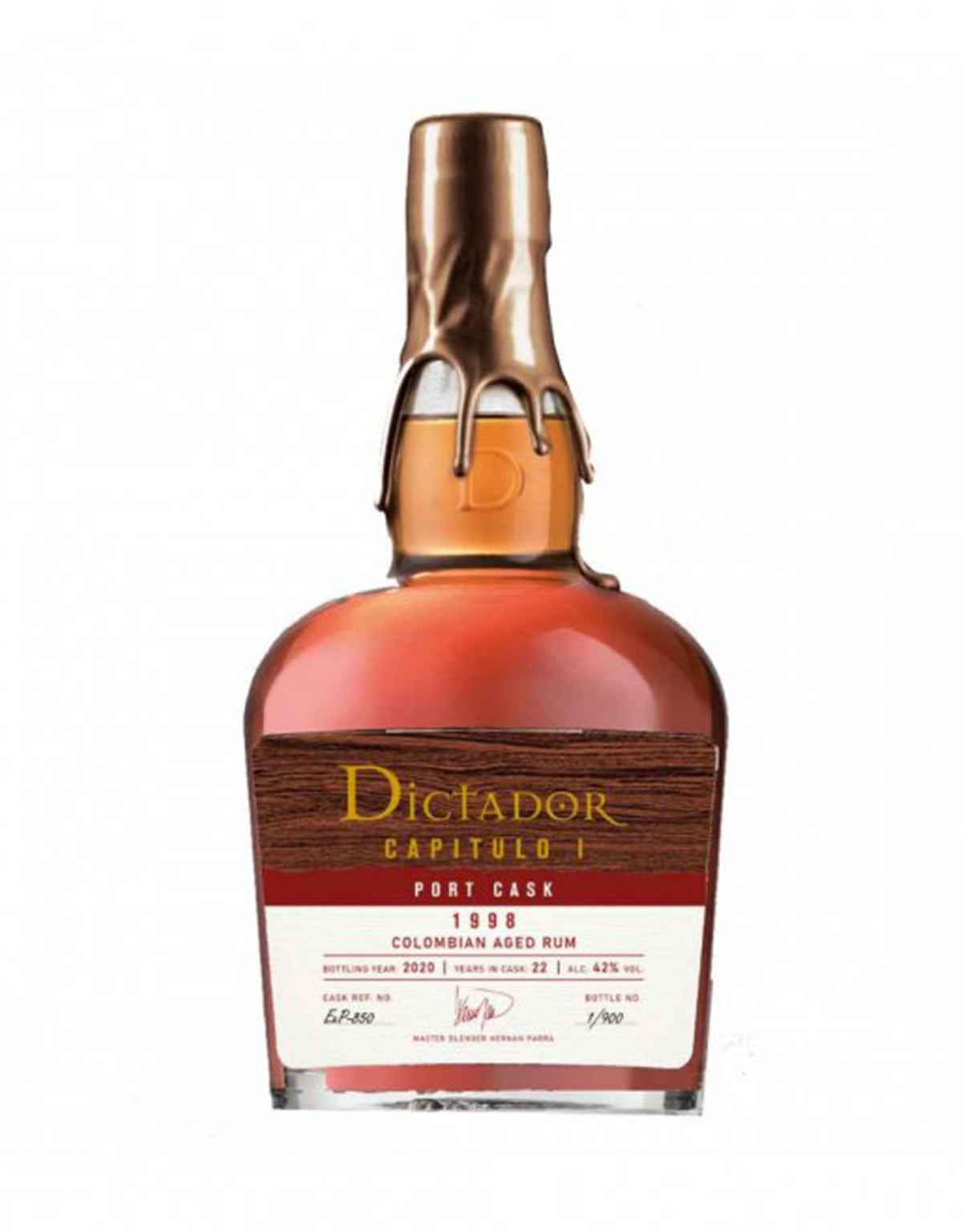 Dictador Capitulo Uno Port Cask 22 Year Old Rum - ZYN THE WINE MARKET LTD.