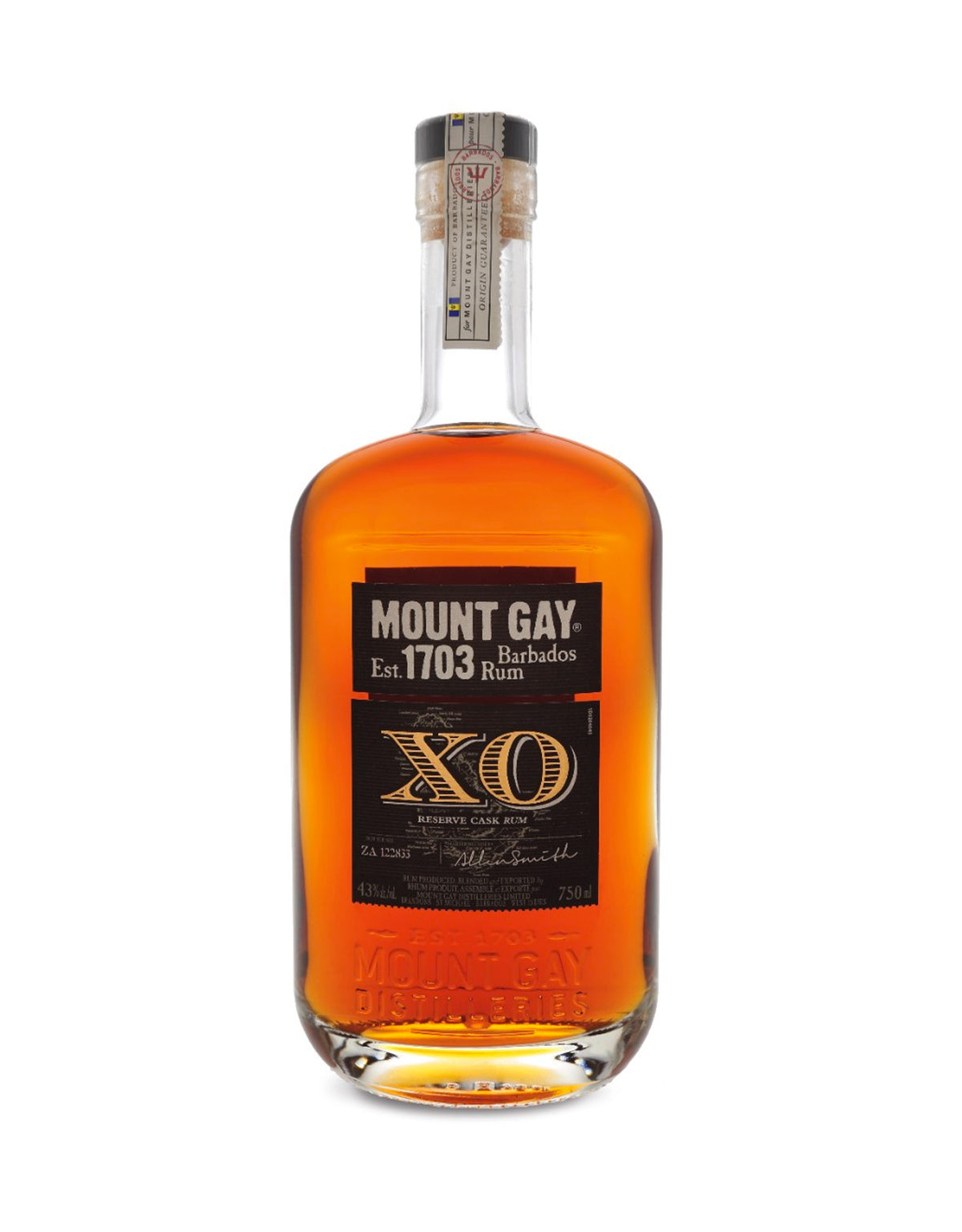 Mount Gay XO Rum Triple Cask Blend - ZYN THE WINE MARKET LTD.
