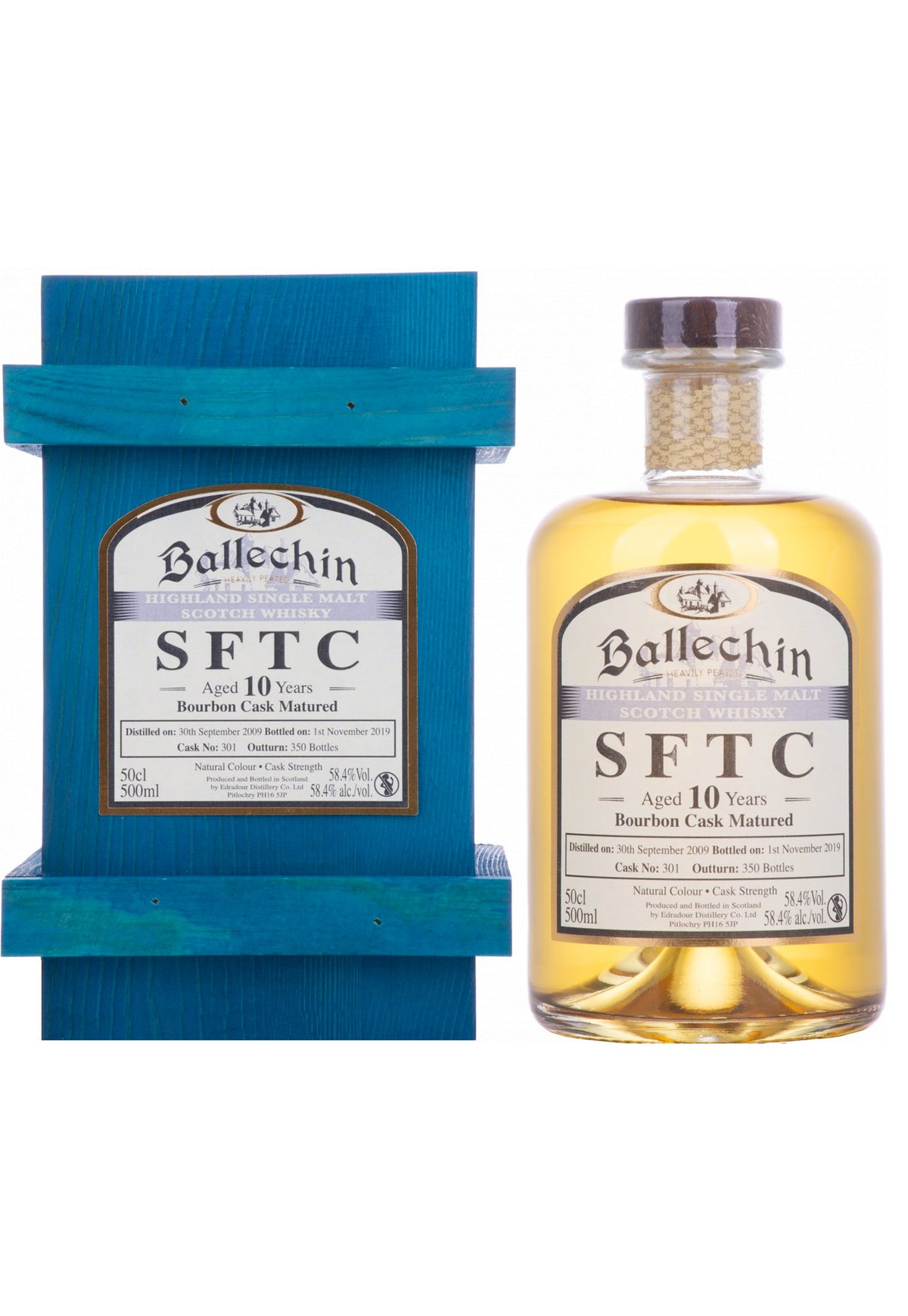 Edradour Ballechin SFTC Bourbon Cask 10 Year Old - ZYN THE WINE MARKET LTD.