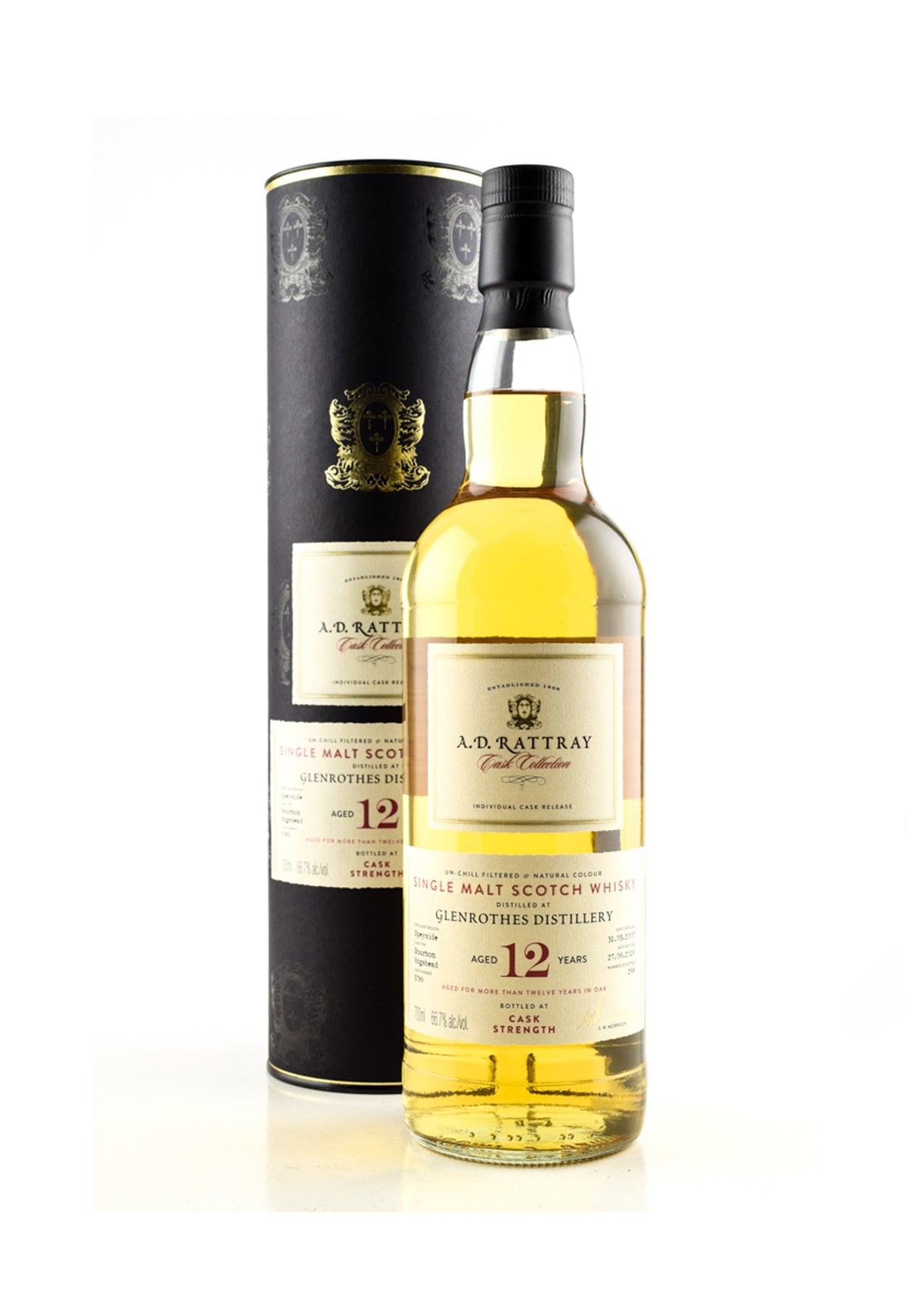 A.D. Rattray Glenrothes 12 Year Old - ZYN THE WINE MARKET LTD.